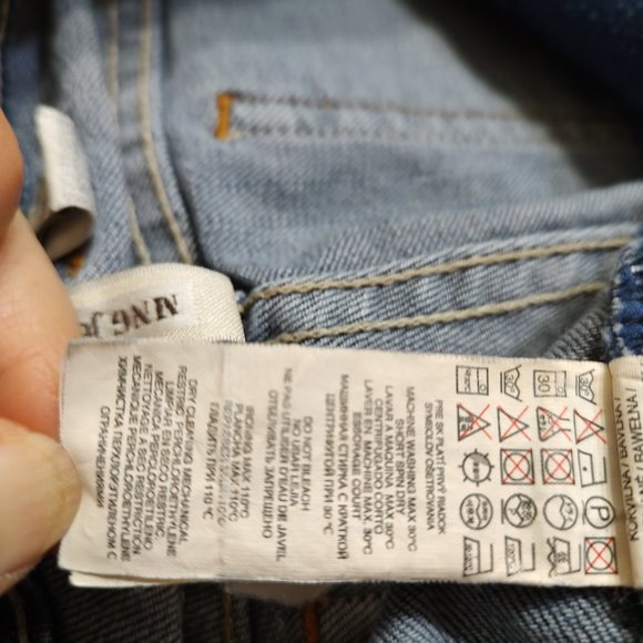 Mango MNG Bianca Jeans Straight Medium Wash Size 4 Low Rise - Picture 15 of 15